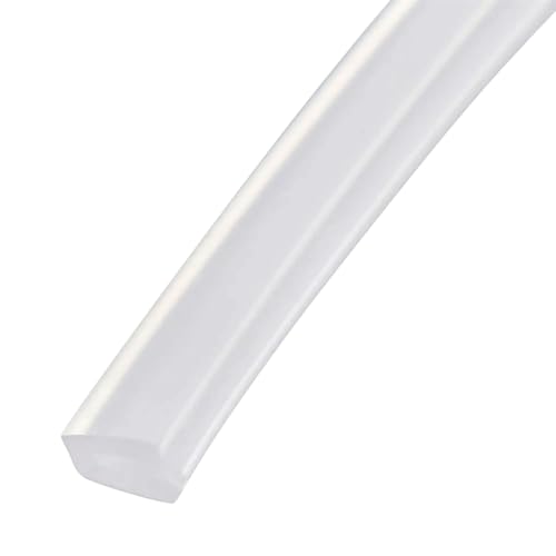 LKXHarleya - Tira de Sellado de Borde en Forma de U de 2 Metros de Largo, Cinta de Sellado de Goma Transparente, burlete Protector de Borde para Puerta de Ducha de Vidrio