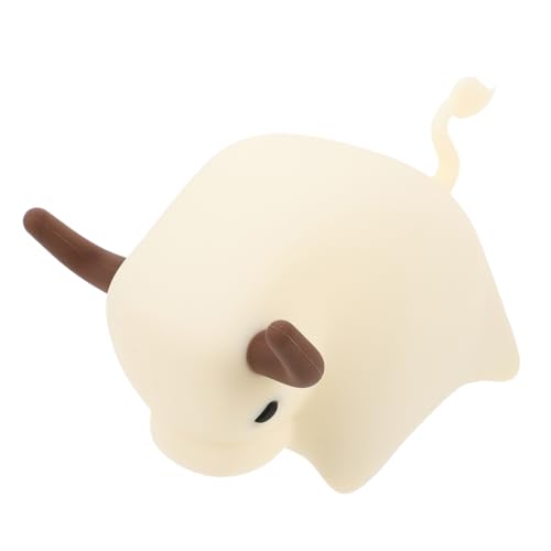 Lámpara de mesa LED recargable con diseño de vaca USB miniatura 1