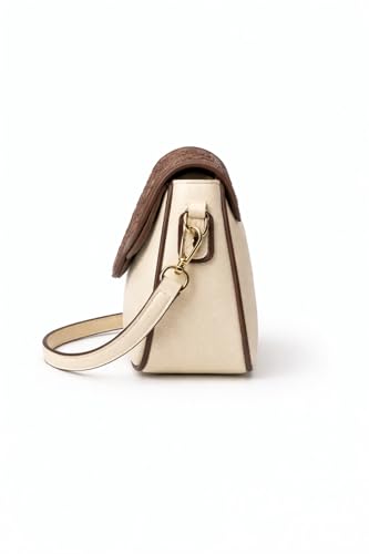 Image of Floral Embossed Crossbody Sling Bag Small Shoulder Handbag for Daily Use Travel & Shopping Phone Purse with Adjustable Strap Lightweight Trendy Bag for Ladies & Girls