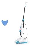 Vax Steam Clean Multi Steam Cleaner, Portable Handheld and Floor Steam Mop, 9 Accessories for the Oven, Bathroom and Home, Easy to Carry, 1300W, 2.1kg, White and Blue, S85-CM