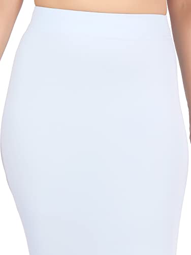 Image of Studio Shringaar Women's Pure Cotton Stretchable Saree Shapewear Petticoat