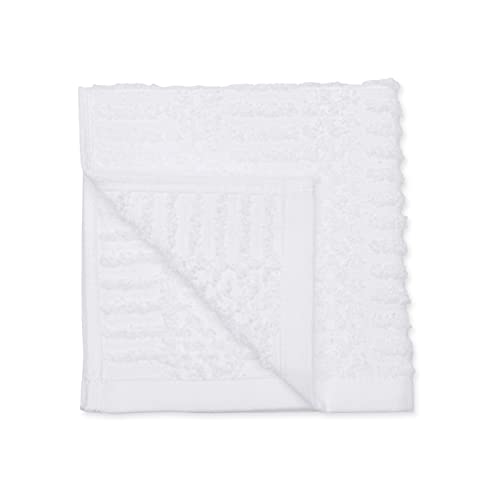 Amazon Basics 100% Cotton Kitchen Dish Cloths, 12 X 12-Inch, Absorbent Durable Ringspun Cloth - 8-Pack, White #TOP1