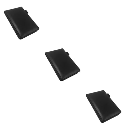 Carnet de notes épais bureau noir bloc-notes multifonctionnel écriture lot de 3