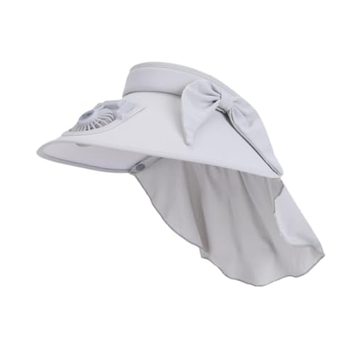 Chapeau de soleil ventilateur avec visière rétractable ventilé - 7