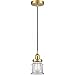 Innovations Lighting 616-1PH-SG-G182S-LED Canton - 1 Light Mini Pendant in Industrial Style-10 Inches Tall and 6 Inches Wide, Choose Lamping Option: LED, Shade Options: Clear Glass