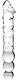 SXOVO Big Glass Dildo Penis Double Headed 30cm G-Punkt Stimulator Adult Beaded Anal Plug Penis Masturbation Sex Spielzeug für Frauen Männer Lover Paar (L)