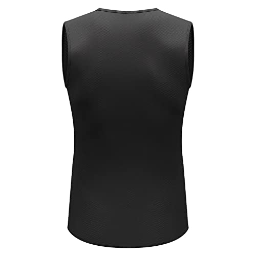 Przewalski Men’s Sleeveless Cycling Undershirt Quick Dry Bike Base Layer Vests Breathable Bicycle Jerseys Biking Tank Tops #TOP2