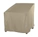 SunPatio Outdoor Oversized Club Chair Cover, Water Resistant, Lightweight, Helpful Air Vents, All Weather Protection, 40" W x 34" D x 39" H, Neutral Taupe