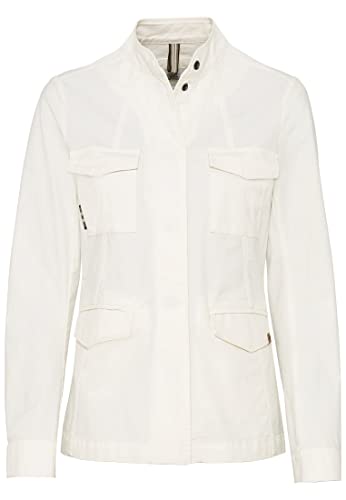 camel active Damen Fieldjacket aus einem Baumwoll-Mix Wollweiß, womenswear-40