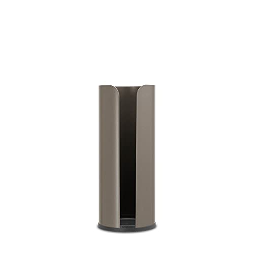 Brabantia 280542 ReNew Collection Distributeur de papier hygiénique, Platinum