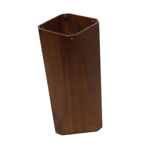 Bothyi Wooden Umbrella Holder Organizer Bin Practical Fashion Solid Wood Storage Bucket Umbrella Stand for Home Hallway Office, Brown