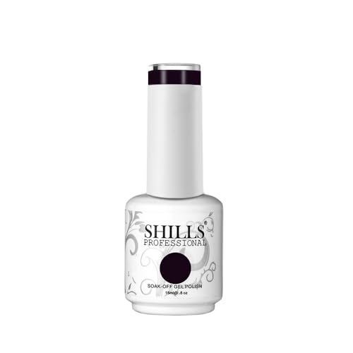 Image of SHILLS PROFESSIONAL Uv /Led Soak Off Glossy Finish Nail Polish Nail Art Nail Polish Color Shade 204, 15 Ml