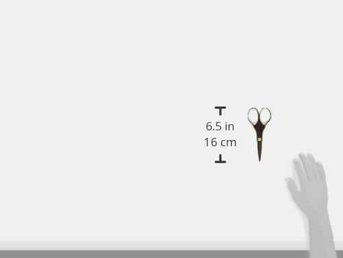 Scotch 6" Precision Ultra Edge Titanium Non-Stick Scissors, Ideal For Fabric, Crafts, Cardstock And Photos (1466Tuns-Mix) #TOP4