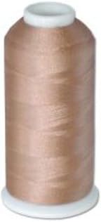 1 Cone of Commercial Polyester Embroidery Thread Kit - Nutmeg Brown P856-5500 Yards - 40wt