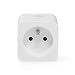 Produktbild Nedis WIFIP121EWT Smartlife Smart Stecker | WLAN | Leistungsmesser | 3680 W | Frankreich/Typ E (CEE 7/6) | -10-45 °C | Android / IOS | Weiss