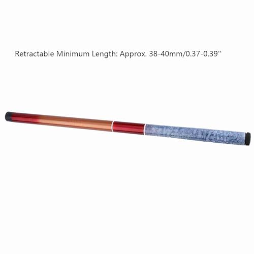 Hominas Angelrute Einziehbare 3,6 m Hand Stream Angelrute aus Glasfaser Ultralicht Ultra-Feine Handstange für Süßwasser zum Angeln an Bächen Seen Flüssen