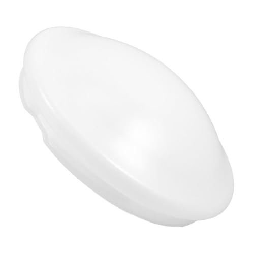 Healifty Pantalla Para Lámpara De Techo Redonda 22,6 Cm Blanca Pc Resistente Cubiertas De Luces Empotradas Para Dormitorio Balcón Cocina Baño Fácil Instalación Reemplazo