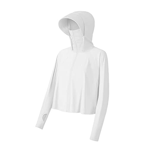 Sudadera de Secado Rápido Mujer Capucha Transpirable contra el Sol 6