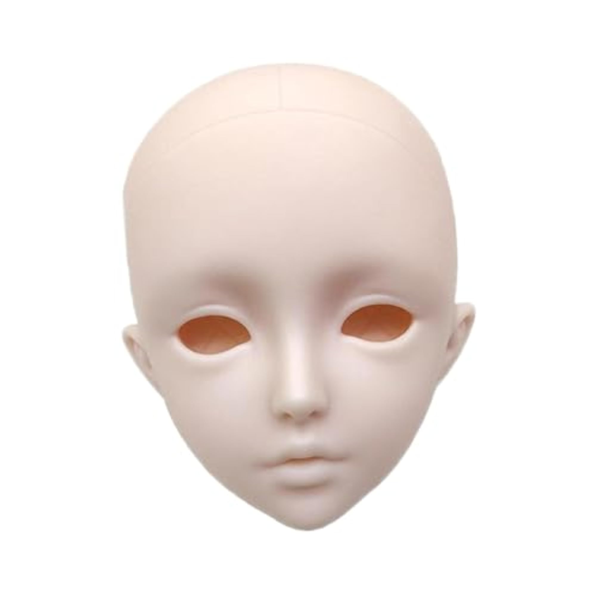1/3 BJD Doll Head 3D for 60cm Height, No Eyes