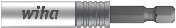 Wiha 39134 CentroFix SuperSlim Quick Change Tool Holder 1/4 Inch Magnetic Hexagonal Drive E 6.3 and Hex Shank in Plastic Box