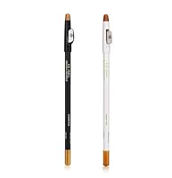 Barber Pencil,2 PCS Friseurstift Haaransatz Bartstift Barber Bleistift Pflege Barber Bleistift Beard Lineup Pen Füller Haushaltsbartstift für Zubehör Zur Bartformung