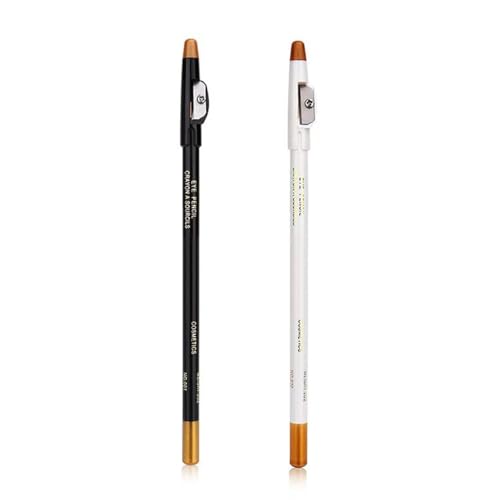 BOBOZHONG Crayon de Barbier,2 PCS Crayons de Contour Hairline Crayon Barbe Traceur Crayon Professionnel Barbe Crayon Crayon à Barbe Stylo à Sourcils...