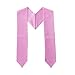 JELEUON 5 Pcs Unisex Adult Graduation Stole Plain Graduation Sash for Academic and Choral