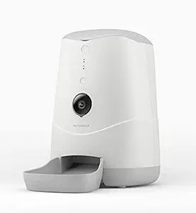 Petoneer Automatic Smart Pet Feeder Food Dispenser Bowl for Cats and Small Dogs with HD Camera Night Vision Two Way Voice WiFi APP Enabled 3.7L Capacity Programable Dog and Cat Dry Food Dispenser