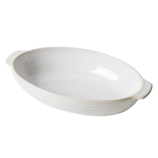 Feenmai Casserole Dishes for Oven, 12 Oz Ceramic Baking Dish, 9 x 8 inch Oval Deep Lasagna Pan, Porcelain Baking Pan with Handles, White Bakeware Au Gratin Pans, Housewarming Gift, Dishwasher Safe