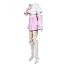 EVA BJD Fashion Doll Set for 1/3 BJD Dolls Ball Jointed SD Dolls 22in - 24in 60cm (White and Pink)