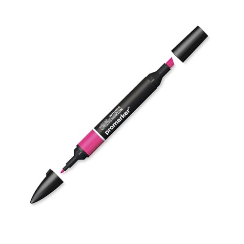 Image of Winsor & Newton Promarker, Alcohol Based Markers, Magenta (M865), Double Tipped Drawing Marker Set for Artists, Graphic Designers, Illustrators - Chisel & Fine Twin Tip, Streak Free Coverage