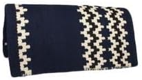 HUMAYL Saddlery Saddle Pad/Blanket for Horses Western Show Horse Saddle Blanket New Zealand Design Handmade Wool Saddle Blanket Top Wool Saddle Pad Regular Size : 34" L x 36" W x 1" inches PAD034