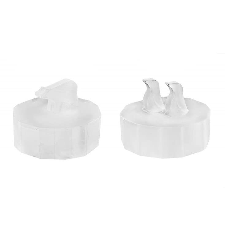 Moldes de silicona para cubos de hielo pingüino y oso polar 2 piezas miniatura 6