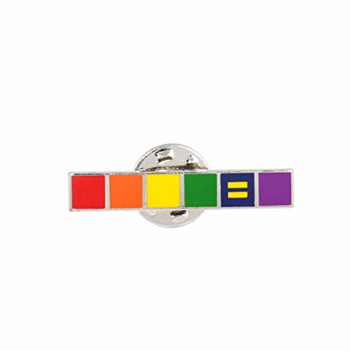 Rainbow Enamel Lapel Pin
