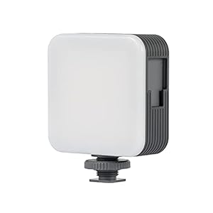 SMALLRIG P96 LED Video Licht 2200 mAh CRI95 + 2700 – 6500 K mit 3 Cold Shoe Panel Dauerlicht für DSLR Kamera Videografie Vlogging- 3286B