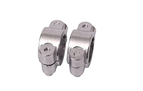 ICTRONIX 2X Universal 25mm Motorrad Lenkerhalterung Lenkerhalter Befestigungs Klemmen 8mm Spiegel Halter