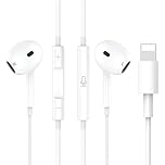 iPhone Headphone with Cable,MFi Certified,In-Ear Headphones with Volume Control and Microphone,HiFi-Audio Stereo Noise Isolating Earbuds Compatible with iPhone 14/13/12/Mini/SE/11/XS Max/X/XR/8/7