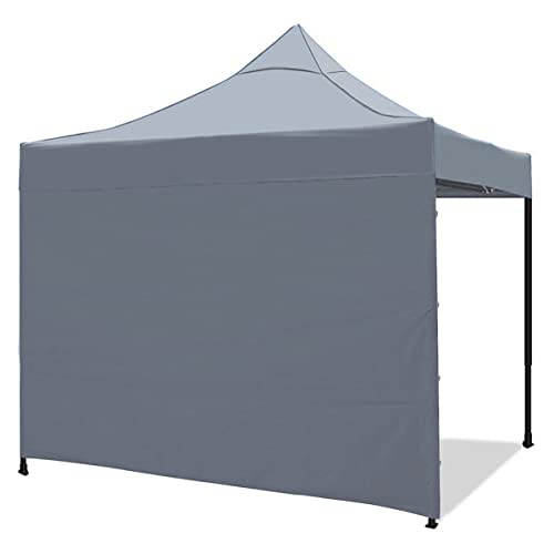 Panel lateral de cenador, paneles laterales de toldo de 3x3 m, para tienda de campaña de gazebos de pierna recta, sombrilla, 1 paquete solo para pared lateral, gris Cover