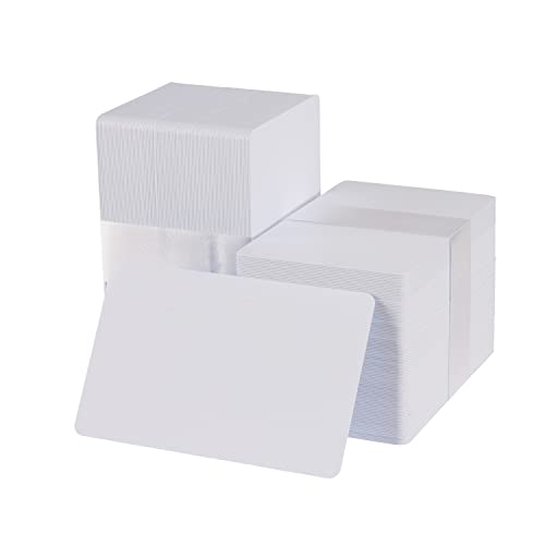 Cartes en PVC CR80 blanc 20 mm easyIDea pour imprimante badge plastique