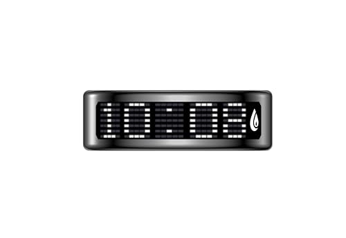 Image of Smart Ring Pro with Built-in LED Display | Caller Notifications & Vibration Alerts | Heart Rate, HRV, SPO₂ & Sleep Tracking | Gesture Control | Black | Size 9
