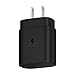 SAMSUNG 25W USB-C Super Fast Charging Wall Charger - Black (US Version with Warranty)