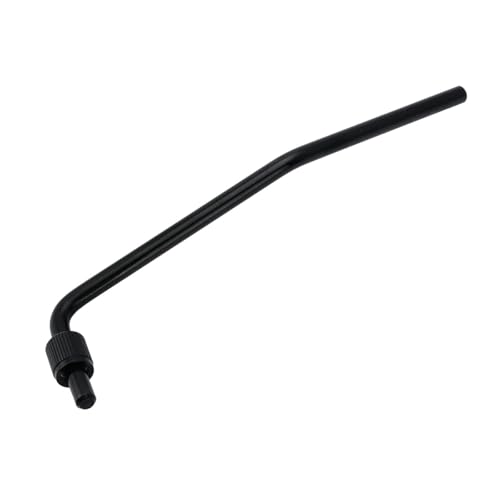ROZILO Black 6mm Double Tremolo Arm Tremolo Bar Trem Arm Whammy Bar for FR Bridge Electric Guitar...