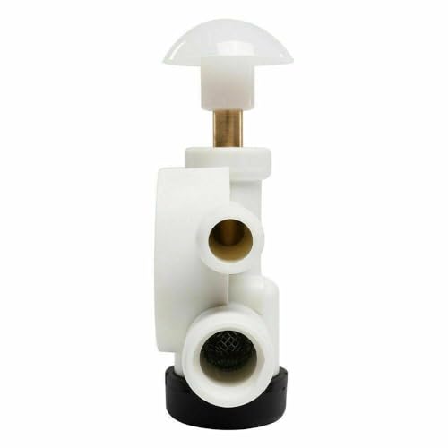 Image of iFJF 385314349 RV Water Valve Assembly 2PCS Replacement for Pedal Flush Toilets for Camper Trailer Boat