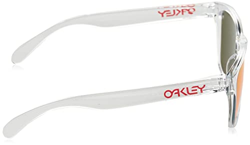Oakley Youth Oj9006 Frogskins Xs Square Sunglasses, Polished Clear/Prizm Ruby, 53 Mm #TOP2