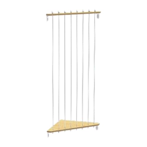 Étagère d'angle en bois pour jouets avec fixation stable pour peluches - 7