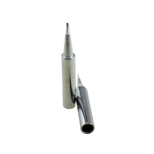 Image of RLECS 12PCS 42x6mm Multi Layer Plating Polished Purple Copper Core 900M Soldering Iron Tip Silver Welding Equipment Accessories for Precision Circuit Repair and Electronic DIY