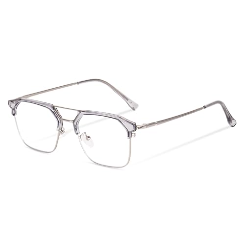 Image of Posh Eyewear Zero Power Blue Light Blocking Anti Glare UV Protection Computer Eyeglasses For Men Women I Blue Cut Glasses | Anti Glare I UV Protection