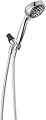 Delta Faucet 5-Setting Handheld Shower Head, Chrome Shower Head with Hose, Showerheads & Handheld Showers, Handheld Shower Heads, Detachable Shower Head, Hand Shower 1.75 GPM, Chrome 75511