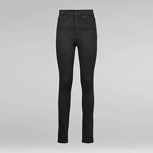 G-Star Raw Women's Kafey Ultra High Rise Skinny Fit Jeans, Pitch Black, 30W x 32L4