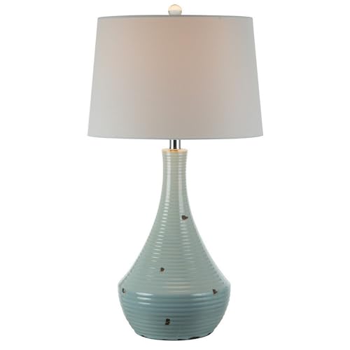 Benjara BM308938 28 in. Ceramic Table Lamp with Clean Lines